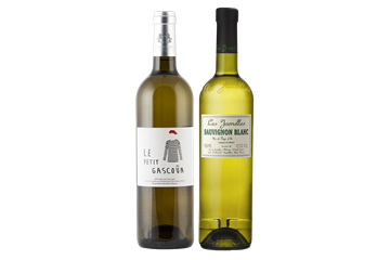 זוג יינות לאוהבי הסוביניון בלאן- לה פטי גסקון לבן ולה ג'אמל סוביניון בלאן